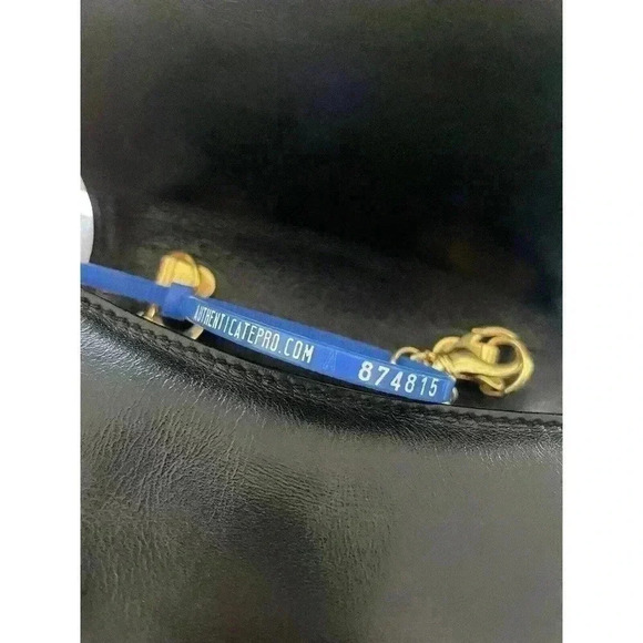 Salvatore Ferragamo Vintage Mini Bag Vera Shoulder Crossbody Saddle Gold Chain - Picture 12 of 16